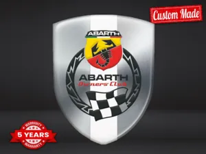 Fiat Abarth Car Logo Stickers Max Resilient Elegant Pro Layout